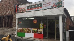 Subito pizza - La façade du restaurant