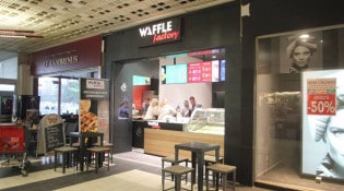 Waffle factory - La salle de restauration