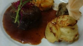 Le relais de Beaufort - Pavé d'agneau, jus réduit au romarin