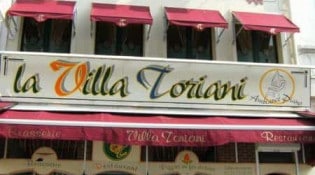 La Villa Toriani - La façade du restaurant