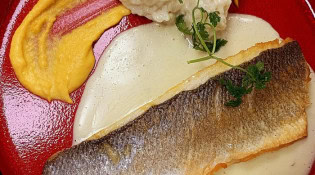 Rest'eau - Filet de bar, sauce au beurre blanc