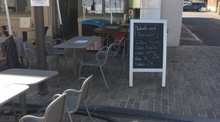 Creperie de la Poste - La terrase