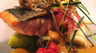 L'âme au vert - Merlu de ligne, soupe de poissons et légumes provençaux
