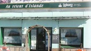 Au Retour d'Islande - La façade du resturant