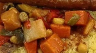 La gourmandise salée - Un couscous royal 