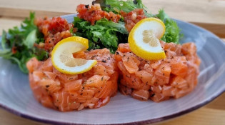 Chez Georges - Tartare de saumon aux herbes