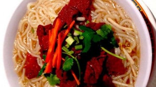 China town - La soupe de vermicelles au boeuf