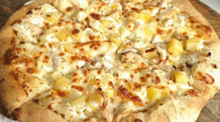 Mosaique pizza - Une pizza