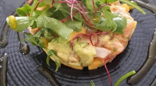 Au Péché Gourmand - un plat
