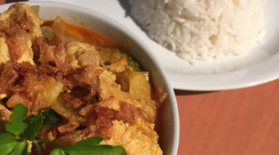 Au Bar Normand - Curry coco au poulet
