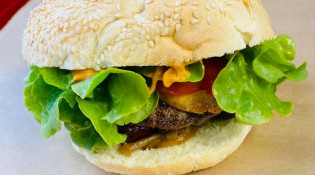 Pic pouce - Un burger