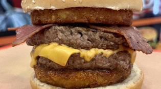 Road food - Un burger