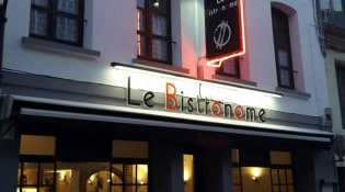 Le Bistronome - La façade du restaurant