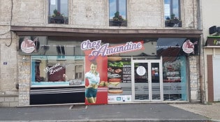 Chez Amandine - La façade du restaurant