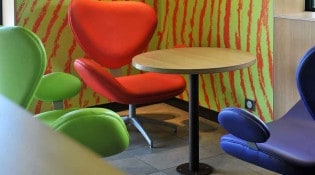 Mc Donald's - La salle de restauration