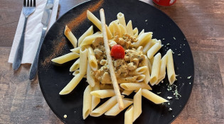 Pasta minute rigate - Un plat