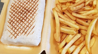 DKA Kebab - Un tacos avec frites