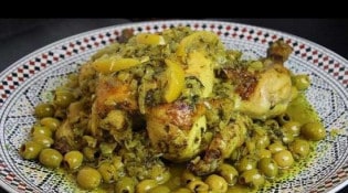 Les délices du maghreb - Le poulet aux olives