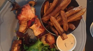 Lard et la Manière - Brochettes de poulet aux épices douces