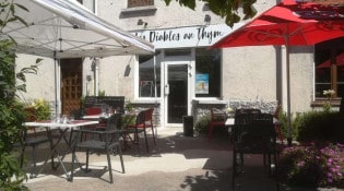 Les diables au thym - Le restaurant