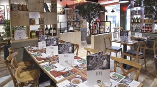 Del Arte - A l'intérieur du restaurant 