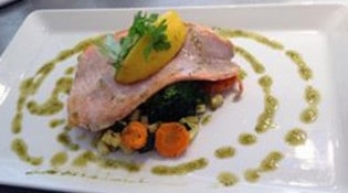 Café du centre - Un plat fait maison