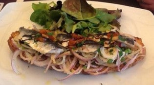Le Bar Basque - Tartine du potager