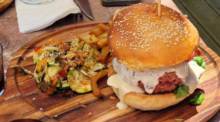 La Voile Blanche - Un burger
