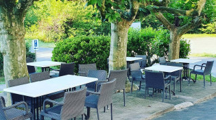 Les Tables d'Uhaldia - La terrasse