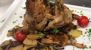 Le Pré Vert - Souris d’agneau confite à la graisse de canard, pdt sautées