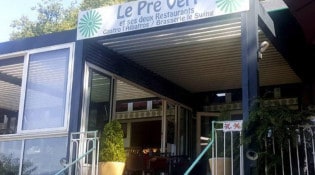 Le Pré Vert - La façade du restaurant