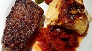 Auberge Le Bouic - Pavé de boeuf grillé 