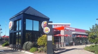 Burger King - La façade du restaurant