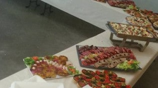 Le Panier Gourmand - La présentation du buffet 