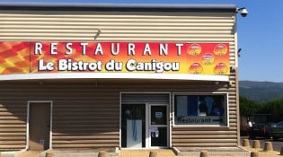 Le bistrot du canigou - La façade du restaurant