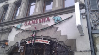 Ganesha - La façade du restaurant 