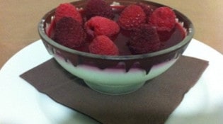 La Traviata - Une panna cotta aux fruits rouges