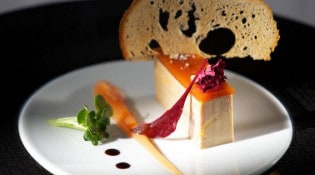 Côté Lac - Une assiette de foie gras