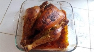 Chez Almah - Poulet rôti 