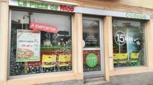 La Pizza de Nico - La façade du restaurant