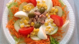 BB Rocket - Une assiette de salade