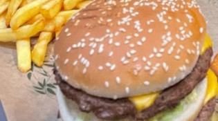 Grill Gourmet - Un  burger, frites