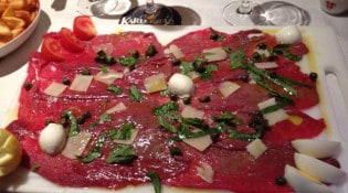 Caveau de l'Escale - un carpaccio