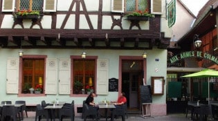 Aux Armes de Colmar - La façade du restaurant