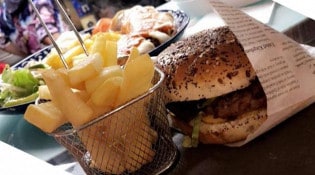 Sahmeran - Un burger frite