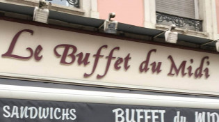 Le Buffet du Midi - La façade