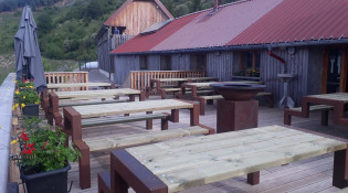 Auberge Gite du Gustiberg - La terrasse