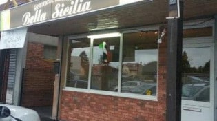 Bella Sicilia - La façade du restaurant