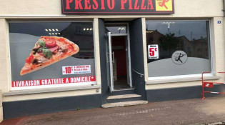 Presto pizza - la façade