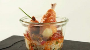 L'Amuse Bouche - Le poulet Basquaise